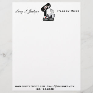 Professional Chef & Baker Letterhead Template