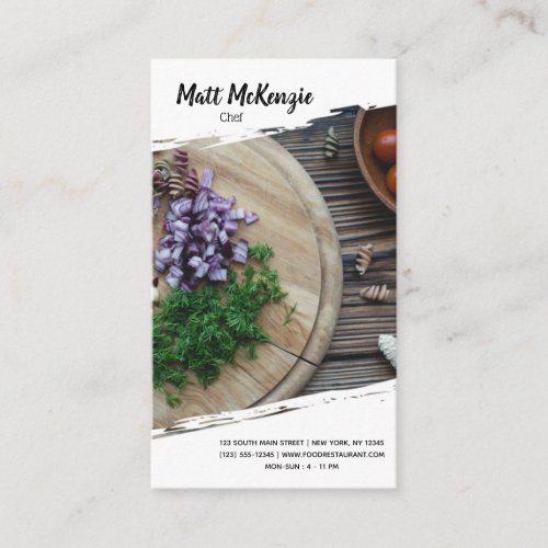 Professional Chef Business Card