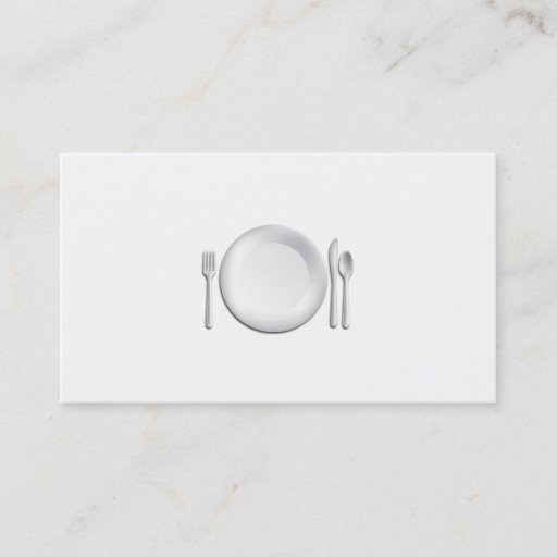Customizable Professional Chef Business Card