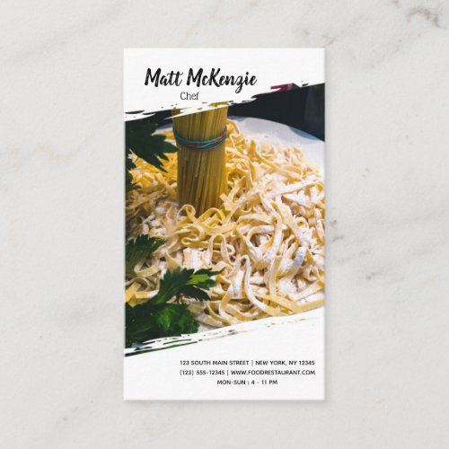 Professional Chef Business Card