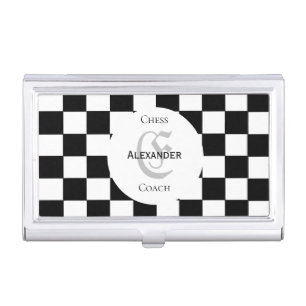 Professional Chess Coach Business Card Case