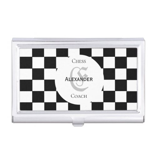 Professional Chess Coach  Business Card Case