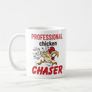 Professional Chicken Chaser Chicken Farmer Coffee Mug