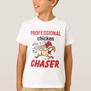 Professional Chicken Chaser Chicken Farmer T-Shirt