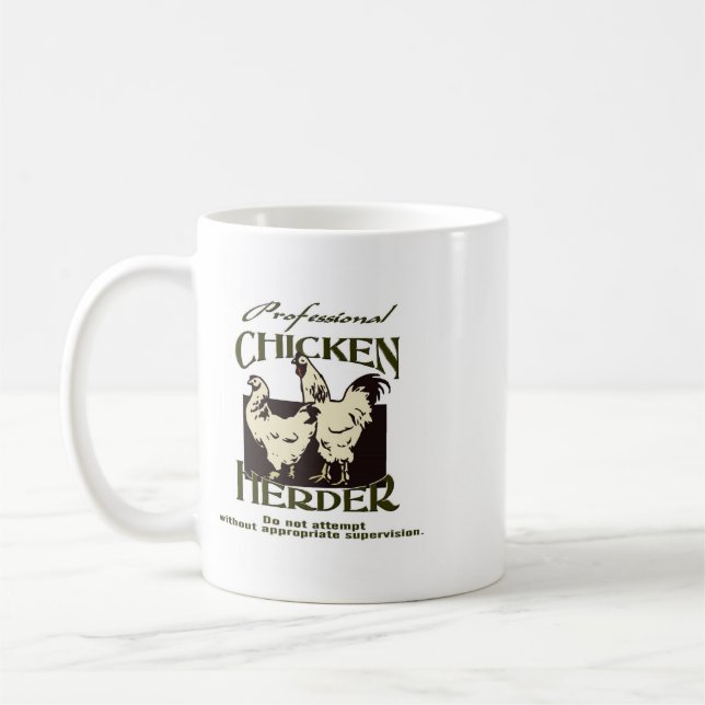 Professional Chicken Herder Coffee Mug (Left)