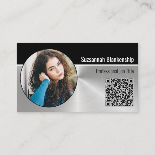 Professional Child Care Custom Oval Photo Business Card