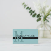 Professional Chiropractic Business Cards Blue (Standing Front)