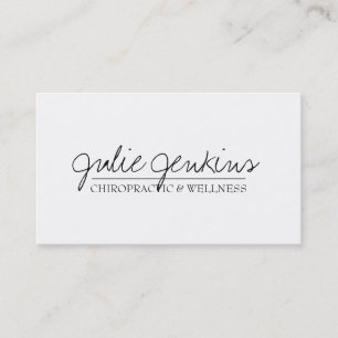 Professional CHIROPRACTIC & WELLNESS Business Card