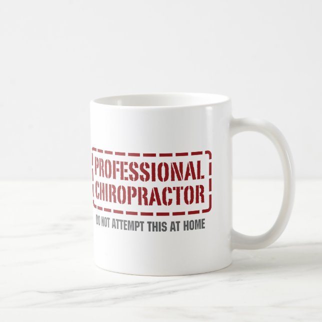 Professional Chiropractor Coffee Mug (Right)