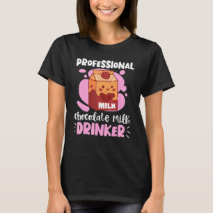 Professional Chocolate Milk Drinker Milk Box T-Shirt