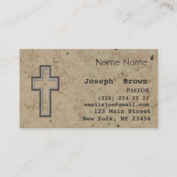 Professional Christian Cross Jesus Religion Business Card by 911business at Zazzle