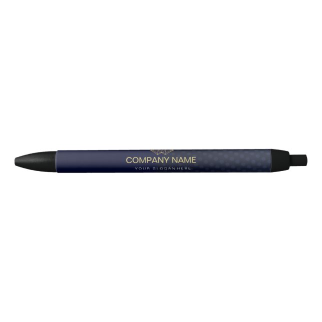  Professional Classic Elegant Blue Gold  Pen (Front)