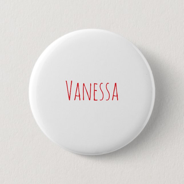 Professional classical calligraphy name custom red button (Front)