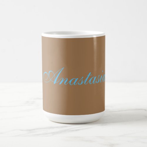 Professional classical handwriting name custom coffee mug