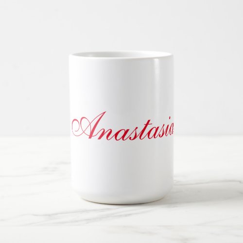 Professional classical handwriting name custom coffee mug