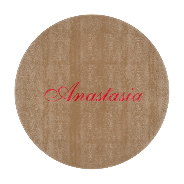 Professional classical handwriting name custom cutting board (Front)