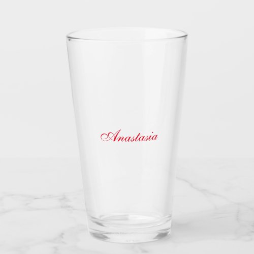 Professional classical handwriting name custom glass