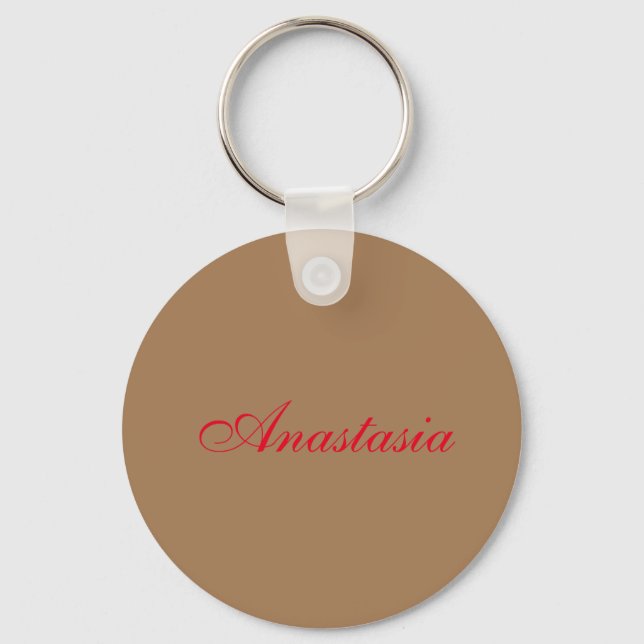 Professional classical handwriting name custom keychain (Front)