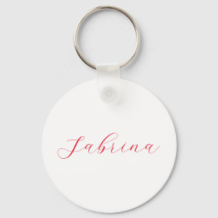 Professional classical handwriting name custom keychain