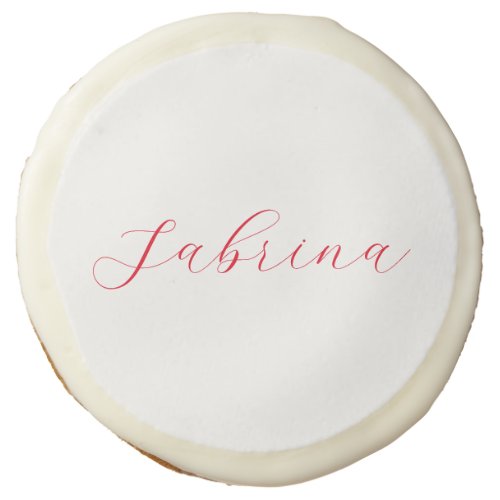 Professional classical handwriting name custom sugar cookie