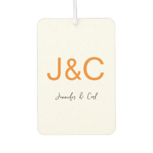 Professional Classical Monogram Minimalist Plain Air Freshener