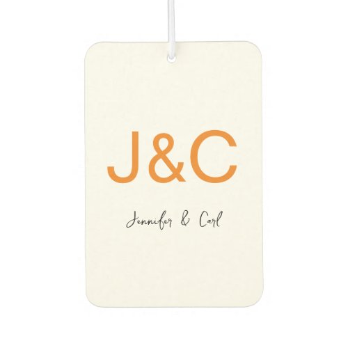 Professional Classical Monogram Minimalist Plain Air Freshener