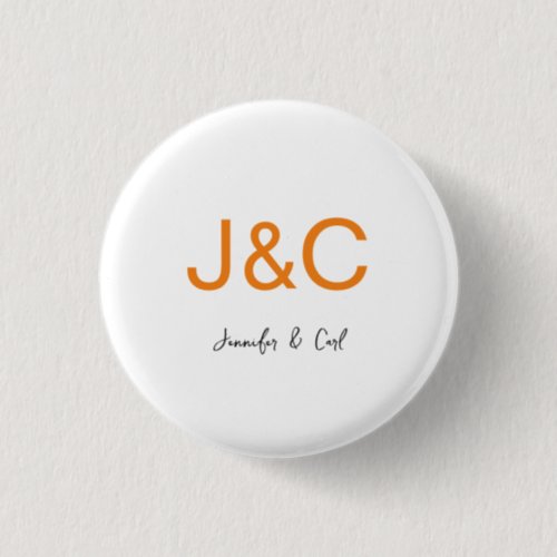 Professional Classical Monogram Minimalist Plain Button