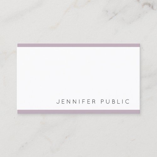 Professional Clean Modern Cute Design Elegant Business Card