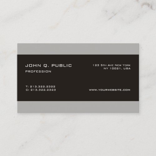 Professional Clean Trending Creative Modern Design Business Card