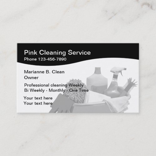 Professional Cleaning Business Card
