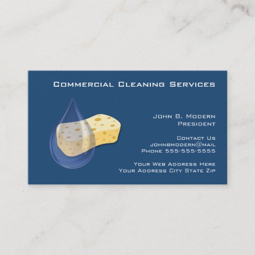 Professional Cleaning Business Cards