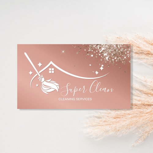 Professional Cleaning House Services Business Card