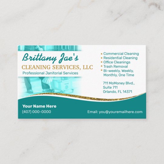 Professional Cleaning Janitorial Housekeeping Serv Business Card Zazzle Com