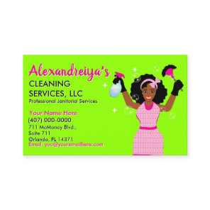 Professional Cleaning/Janitorial Housekeeping Serv Business Card