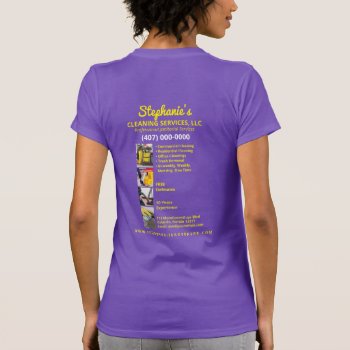 Professional Cleaning/janitorial Housekeeping Serv T-shirt by WhizCreations at Zazzle