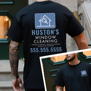 Professional Cleaning Logo Washing Window Cleaner T-Shirt