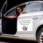 Professional Cleaning Service Mobile Car Magnets at Zazzle