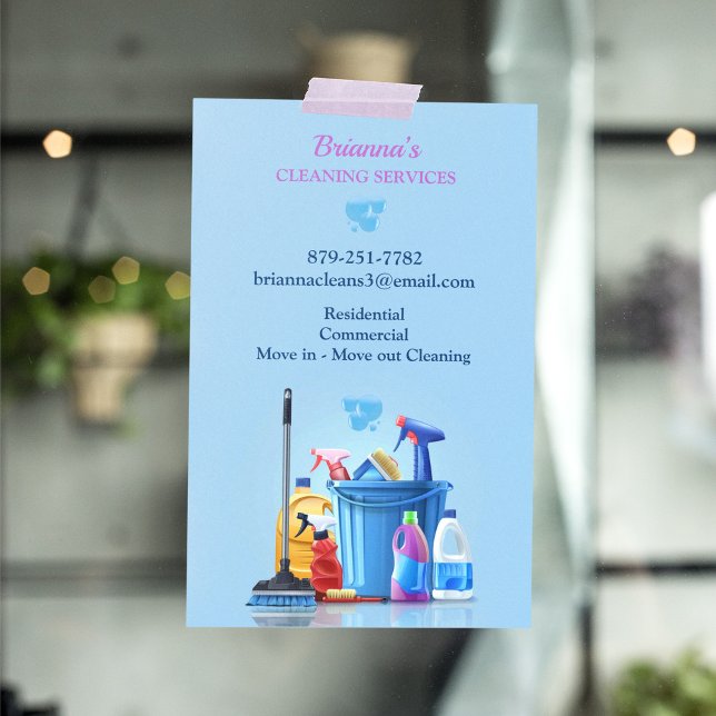 Professional Cleaning Services Flyer Template (Creator Uploaded)