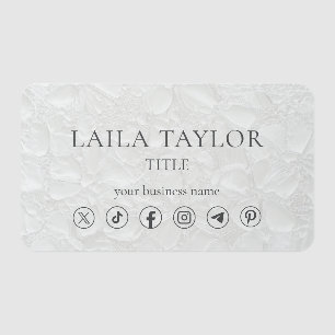 Professional Clear Custom Business Cards