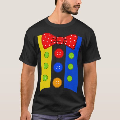 Professional Clown Halloween Clown Costume T_Shirt
