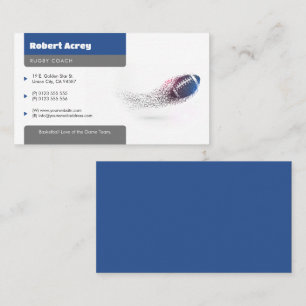 Professional Coach   American Football Sport Business Card