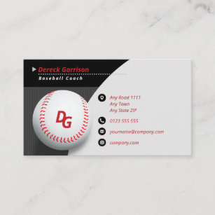 Professional Coach   Baseball Master Sport Business Card