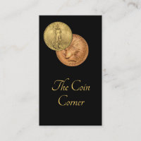 Professional Coin Dealer Business Card