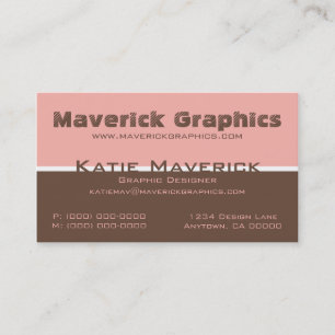 Professional Color Duos Business Card