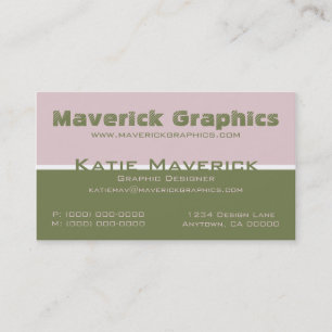 Professional Color Duos Business Card