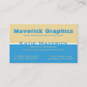Professional Color Duos Business Card