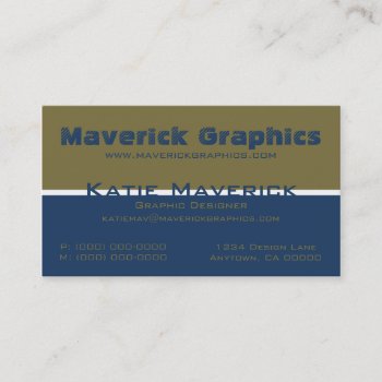 Professional Color Duos Business Card by Superstarbing at Zazzle