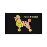 Professional Colorful Poodle Pet Grooming Service Business Card Professional Colorful Poodle Pet Grooming Service Business Card