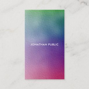 Professional Colorful Template Elegant Simple Business Card