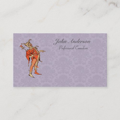 Professional Comedian _ Court Jester Business Card